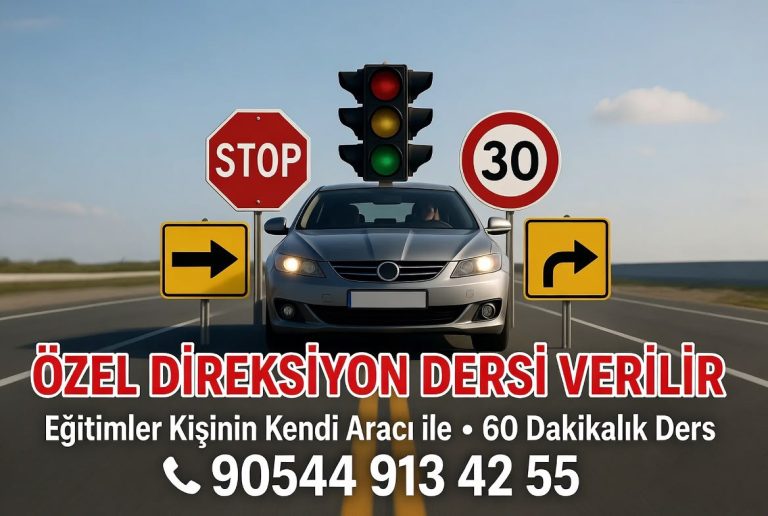 kadınlara özel direksiyon dersi