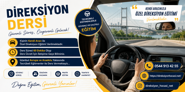sarıyer direksiyon dersi